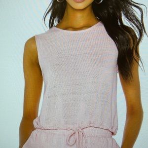 Pink Callahan sweater Type top ties at bottom